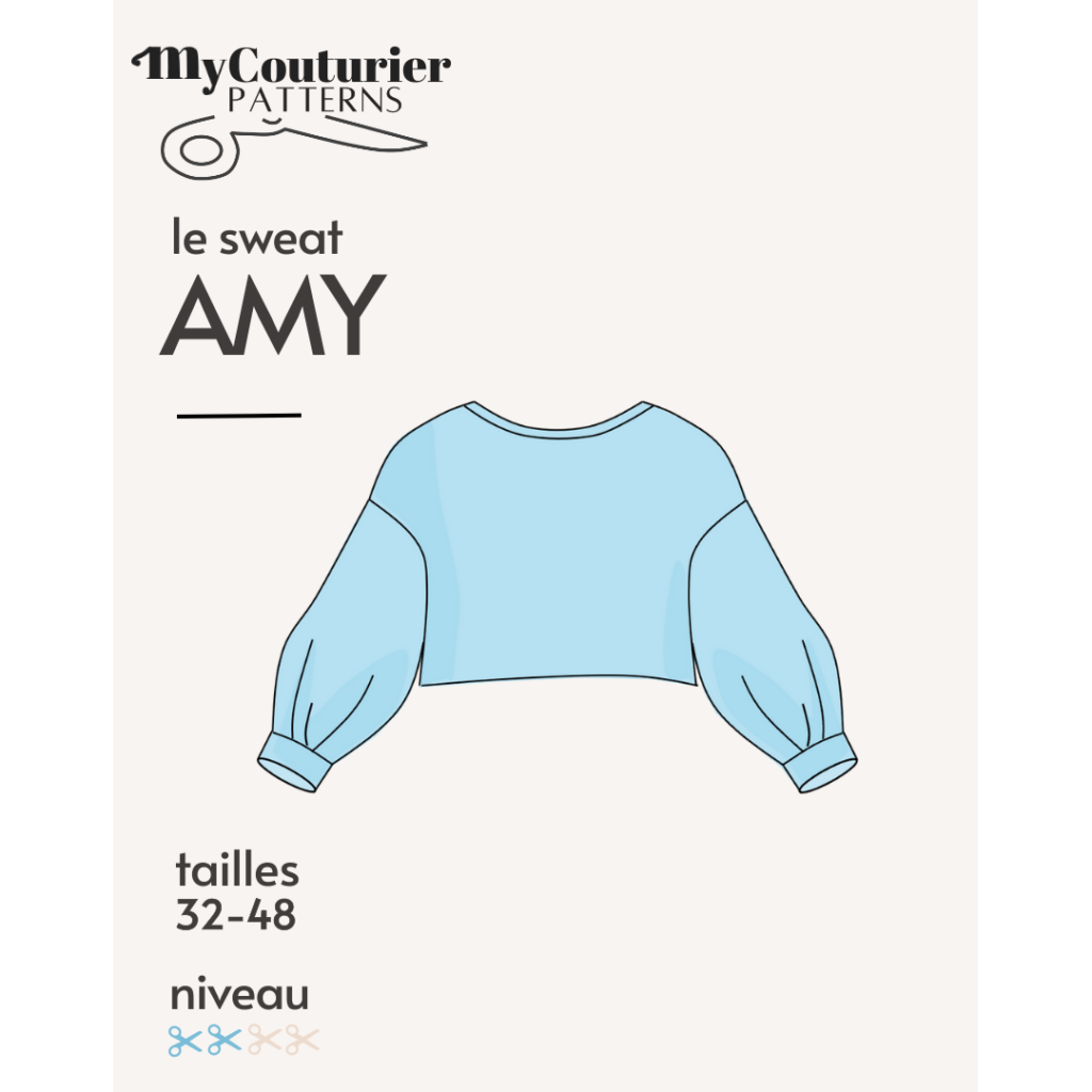 Patron de couture top AMY