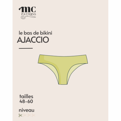 Le bas de maillot de bain Ajaccio - gamme 48 à 60