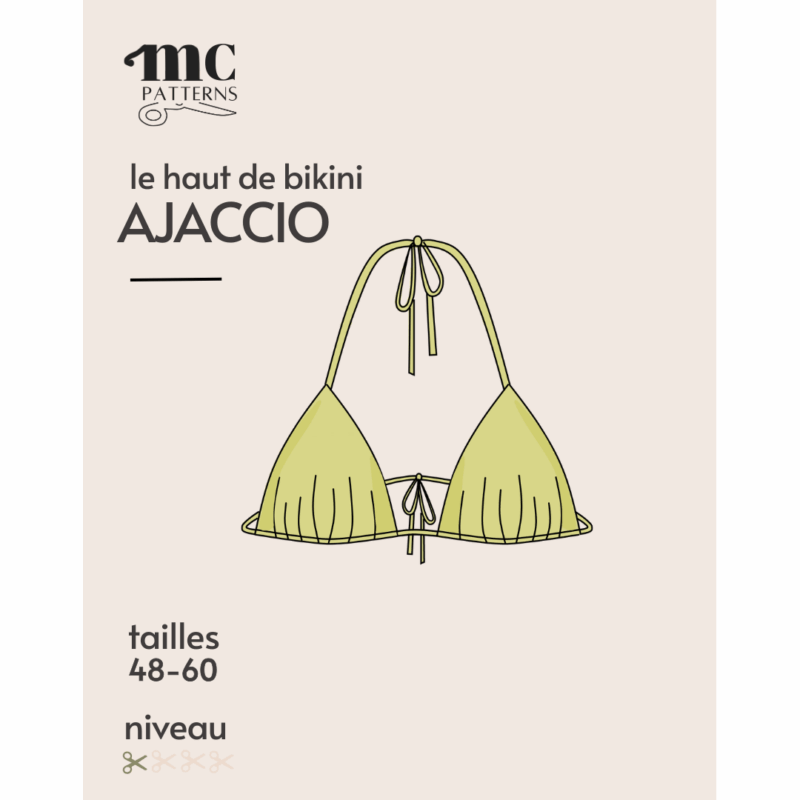 Le haut de maillot de bain Ajaccio - gamme 48 à 60