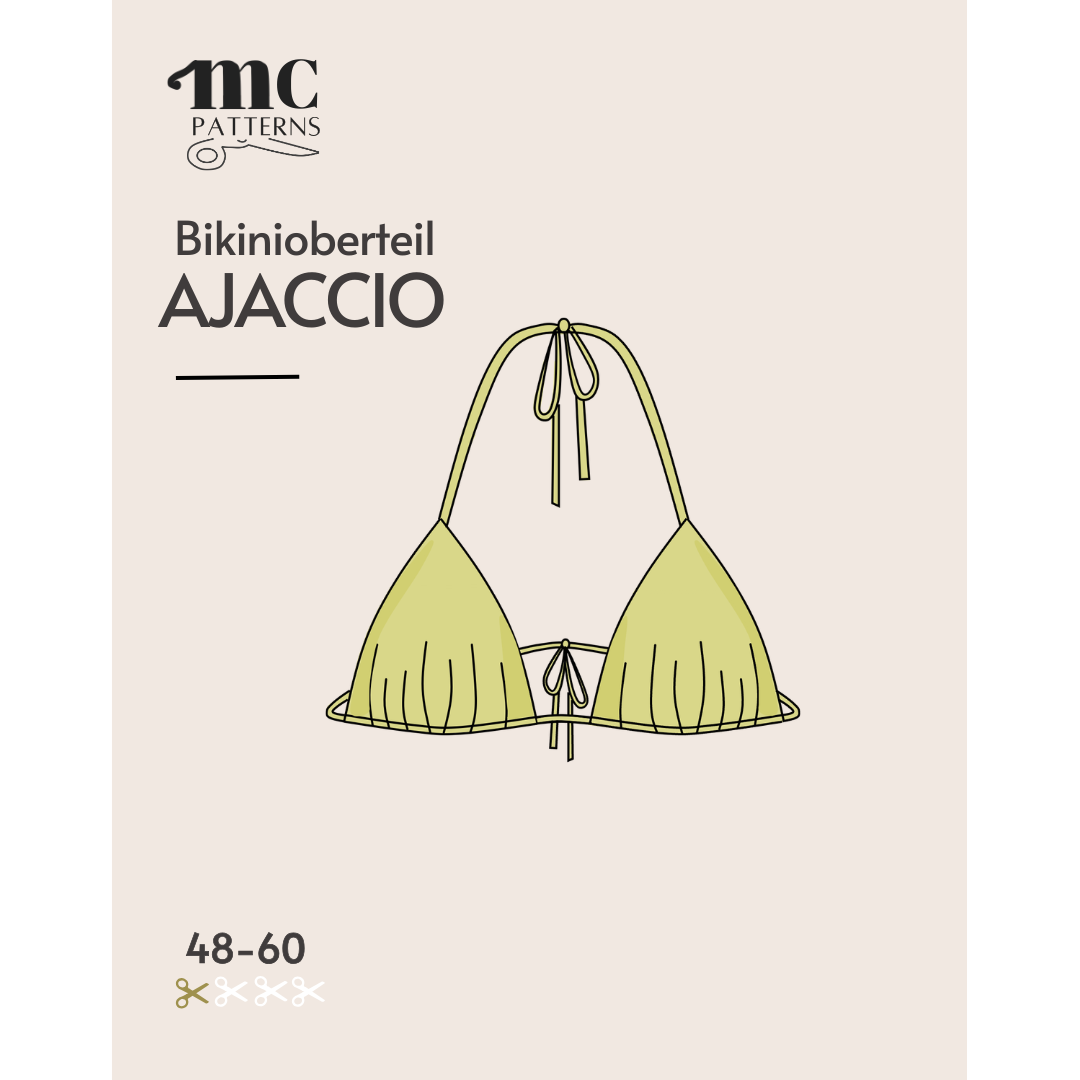 Ajaccio Bikinioberteil - Größen 48-60
